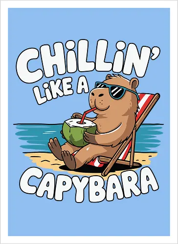 Chillin' like a capybara