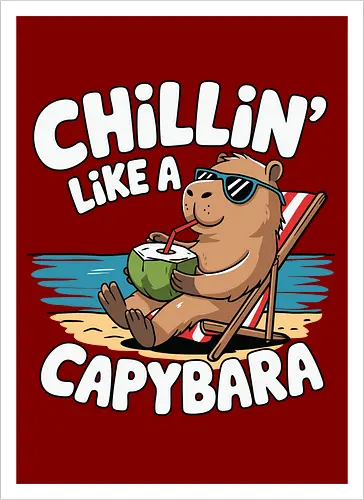 Chillin' like a capybara