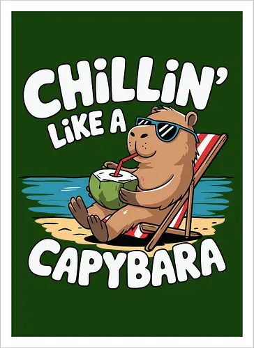 Chillin' like a capybara