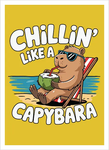 Chillin' like a capybara
