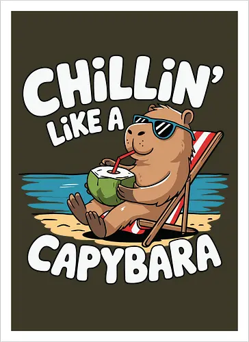 Chillin' like a capybara