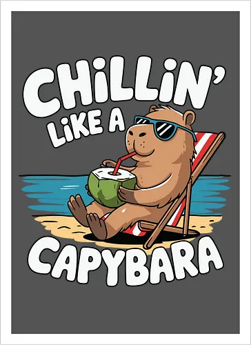 Chillin' like a capybara