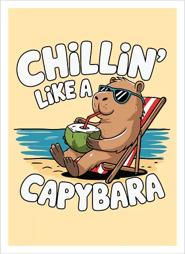 Chillin' like a capybara