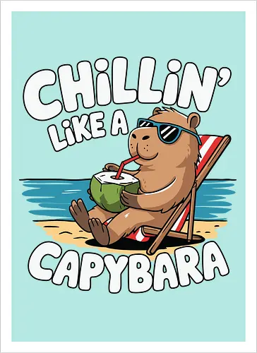 Chillin' like a capybara