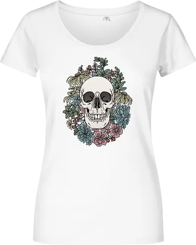 Skull & Flowers