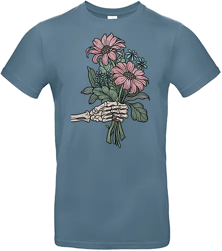 Flowers for you - Skelett - Standard T-Shirt