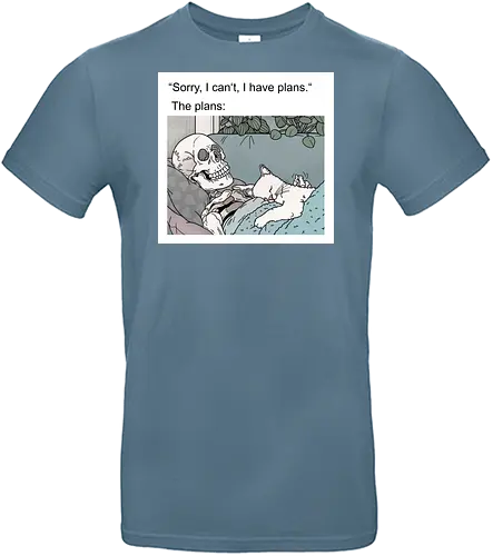 Weekend Plans - Wochenende, Skelett - Standard T-Shirt