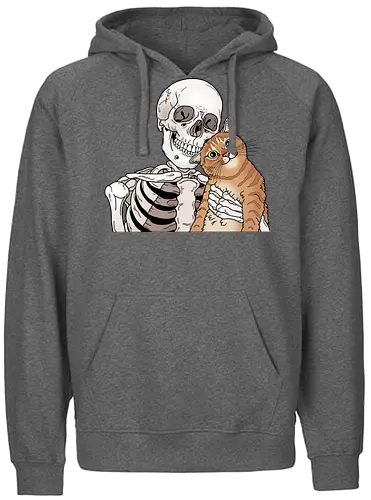 Orange Cat Friend - Katze, Katzenliebe - Fairtrade Hoodie
