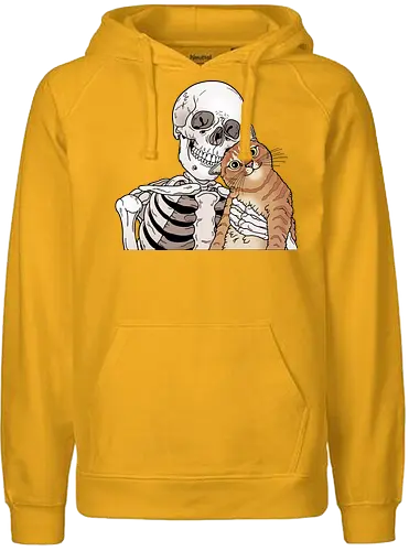 Orange Cat Friend - Katze, Katzenliebe - Fairtrade Hoodie