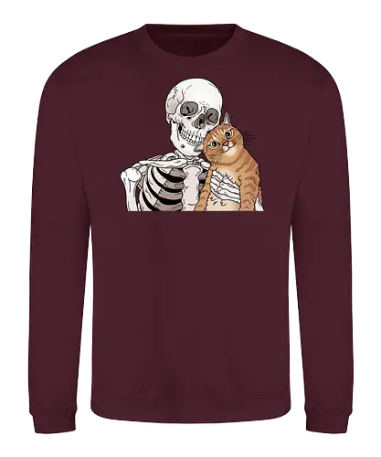 Orange Cat Friend - Katze, Katzenliebe - Sweatshirt