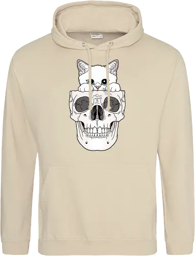 White Kitty & Skull