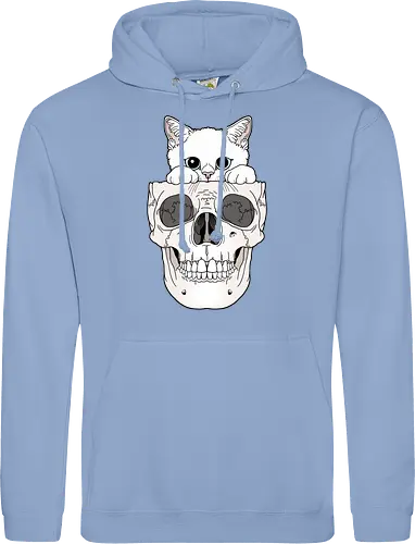 White Kitty & Skull