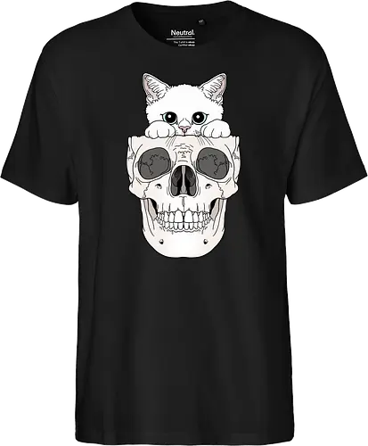 White Kitty & Skull