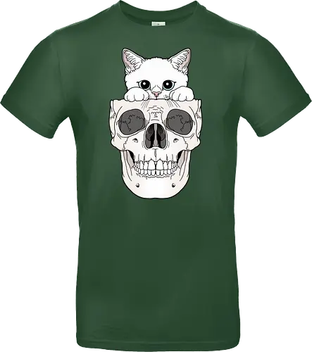 White Kitty & Skull