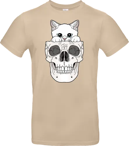 White Kitty & Skull