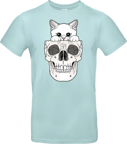 White Kitty & Skull