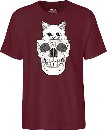 White Kitty & Skull