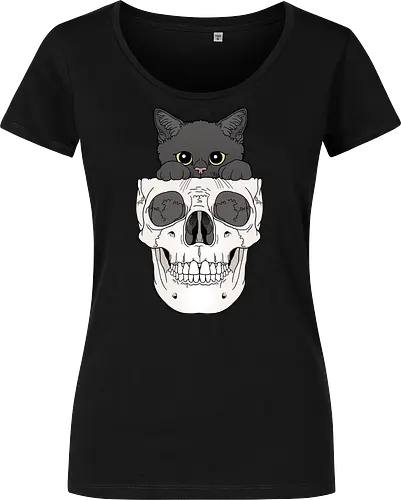 Black Kitty & Skull