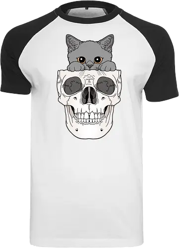 Grey Kitty & Skull