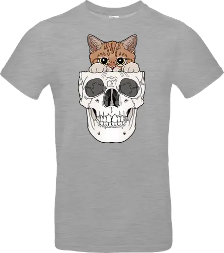 Orange Kitty & Skull