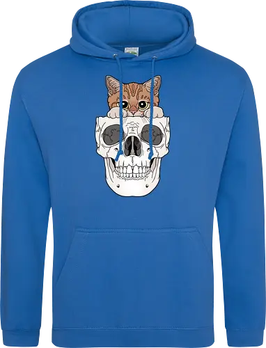 Orange Kitty & Skull