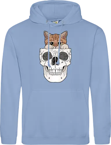 Orange Kitty & Skull