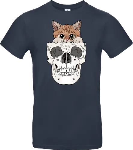 Orange Kitty & Skull