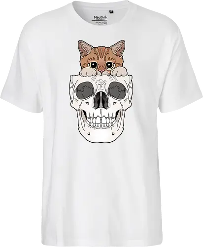 Orange Kitty & Skull