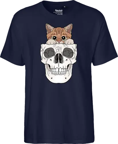 Orange Kitty & Skull