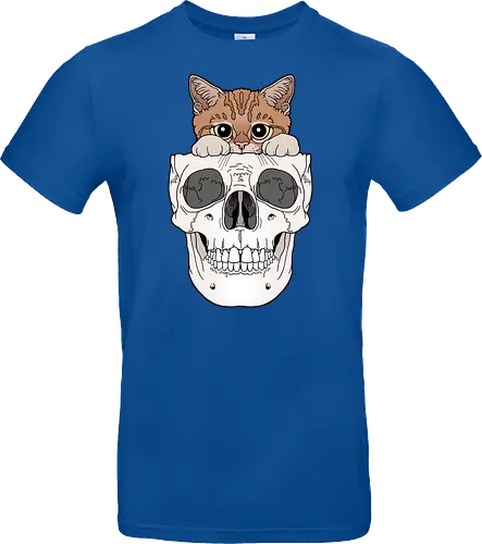 Orange Kitty & Skull