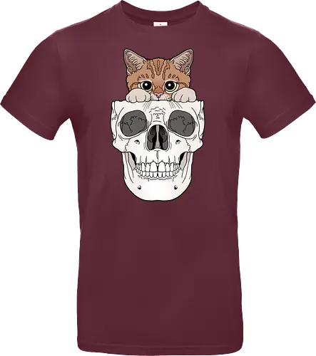 Orange Kitty & Skull