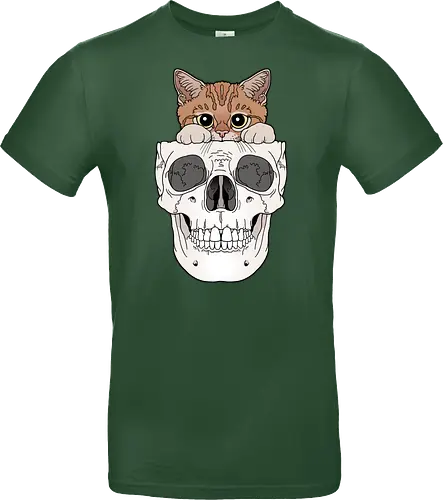 Orange Kitty & Skull