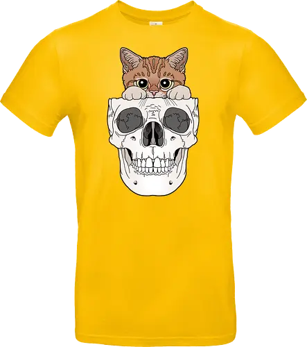 Orange Kitty & Skull