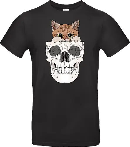 Orange Kitty & Skull