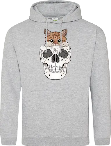 Orange Kitty & Skull
