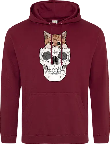Orange Kitty & Skull