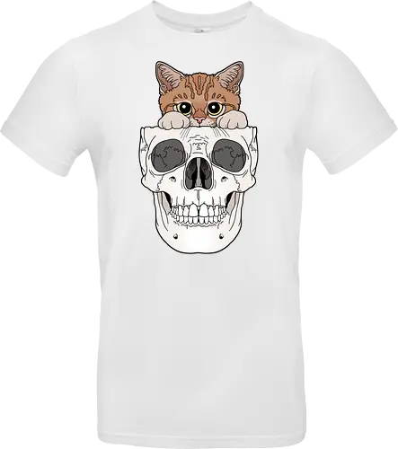 Orange Kitty & Skull