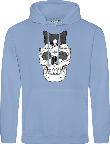 Tuxedo Kitty & Skull