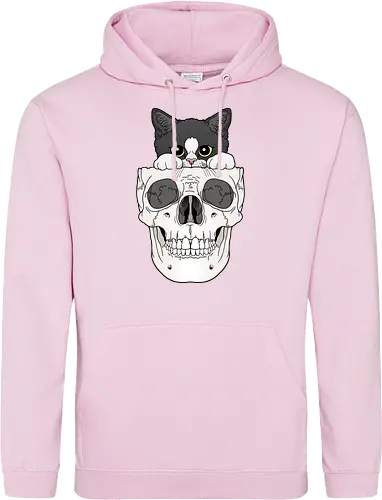 Tuxedo Kitty & Skull