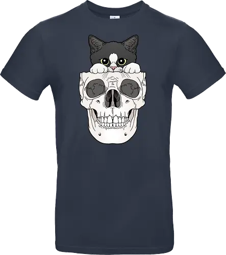 Tuxedo Kitty & Skull
