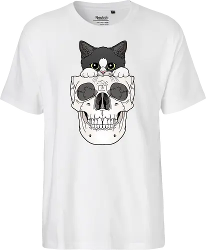 Tuxedo Kitty & Skull