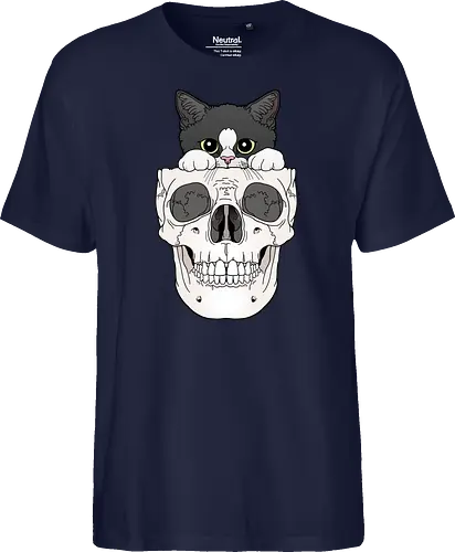 Tuxedo Kitty & Skull