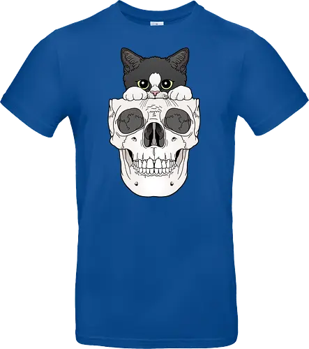 Tuxedo Kitty & Skull