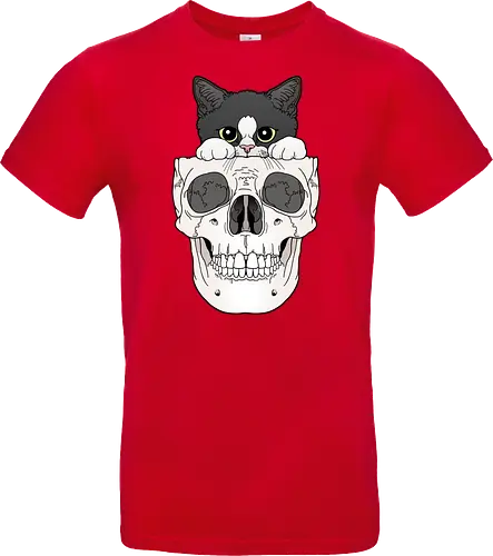 Tuxedo Kitty & Skull