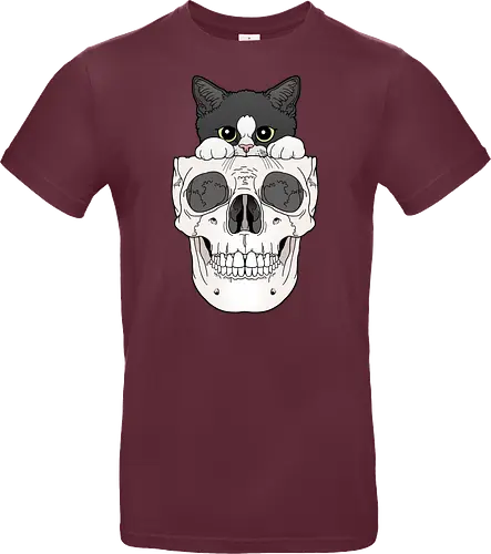 Tuxedo Kitty & Skull