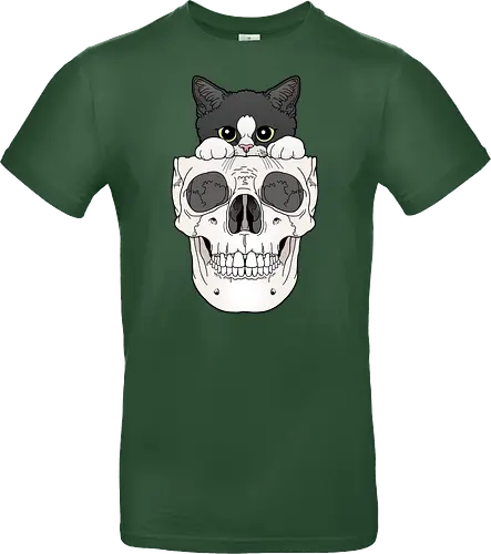 Tuxedo Kitty & Skull