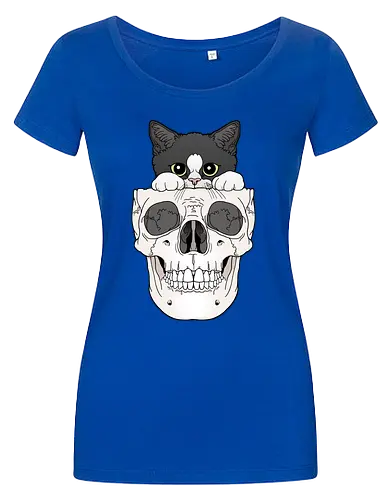 Tuxedo Kitty & Skull