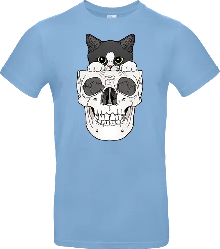 Tuxedo Kitty & Skull