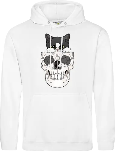 Tuxedo Kitty & Skull