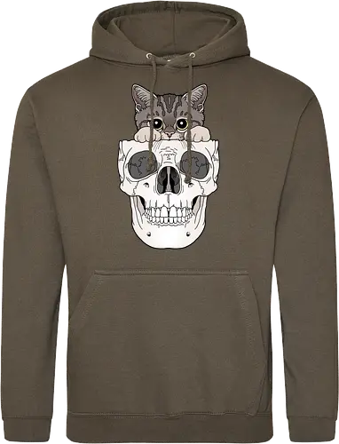 Tabby Kitty & Skull